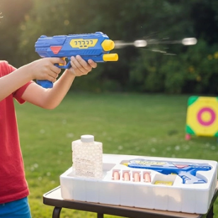2-in-1 Water Ball & Soft Bullet Blowing Gun Toy – product image 2 | MamamyToy Pakistan