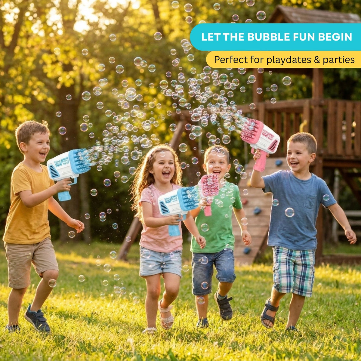 Bubble Gun for Kids | Battery Operated Bubble Blaster Toy
