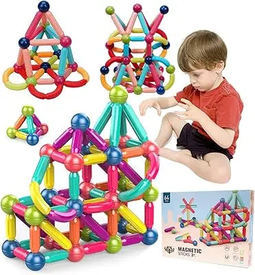 Magnetic Building Blocks Set for Kids | STEM Educational Construction Toy – product image 4 | MamamyToy Pakistan