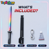 Rechargeable Spark Blade Toy Sword with Smoke & LED Lights – product image 2 | MamamyToy Pakistan