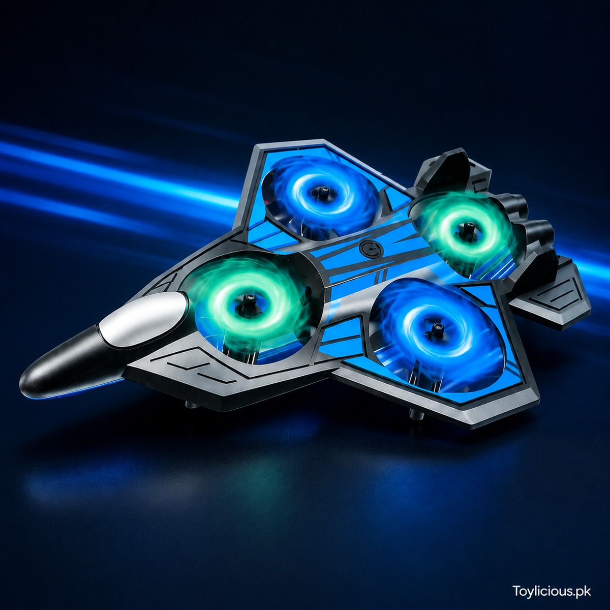 UFO Fighter 2.4GHz RC Acrobatic Flying Jet with LED Lights – product image 1 | MamamyToy Pakistan