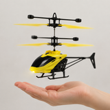 Flying Helicopter With Fall Sensor