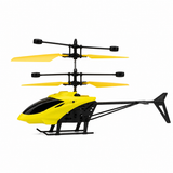 Flying Helicopter With Fall Sensor