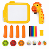 Kids LED Projector Drawing Table & Art Board Painting Set