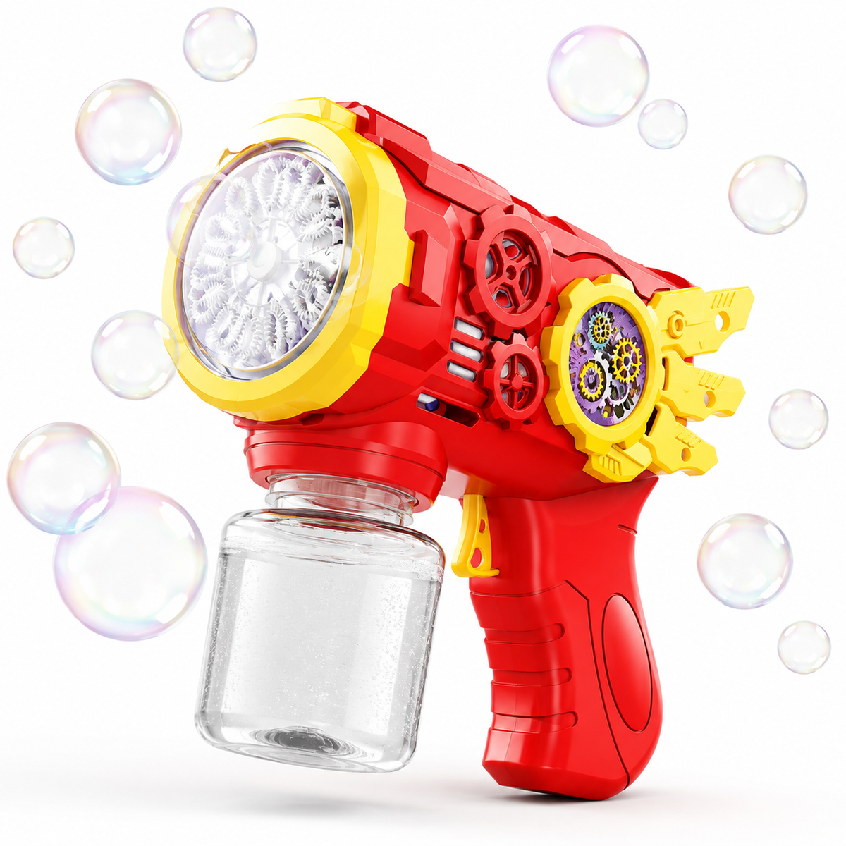 Flying Armor Bubble Gun