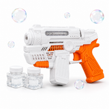 Bubble Gun with Sound & Light for Kids – 2 Bubble Jars