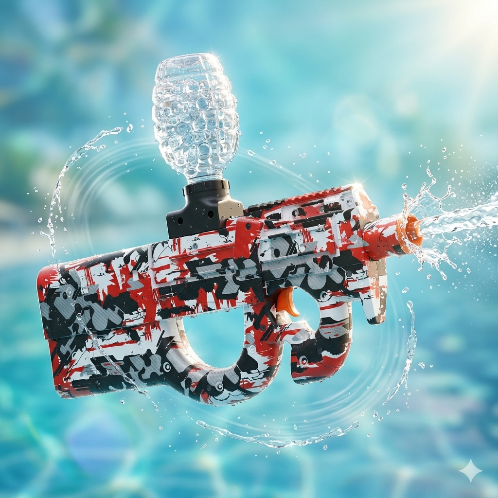 Rechargeable AK-47 Style Water Bead Shooter Gun – product image 1 | MamamyToy Pakistan