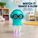 Dancing Jellyfish Musical Toy with 3D Lights & Bump & Go