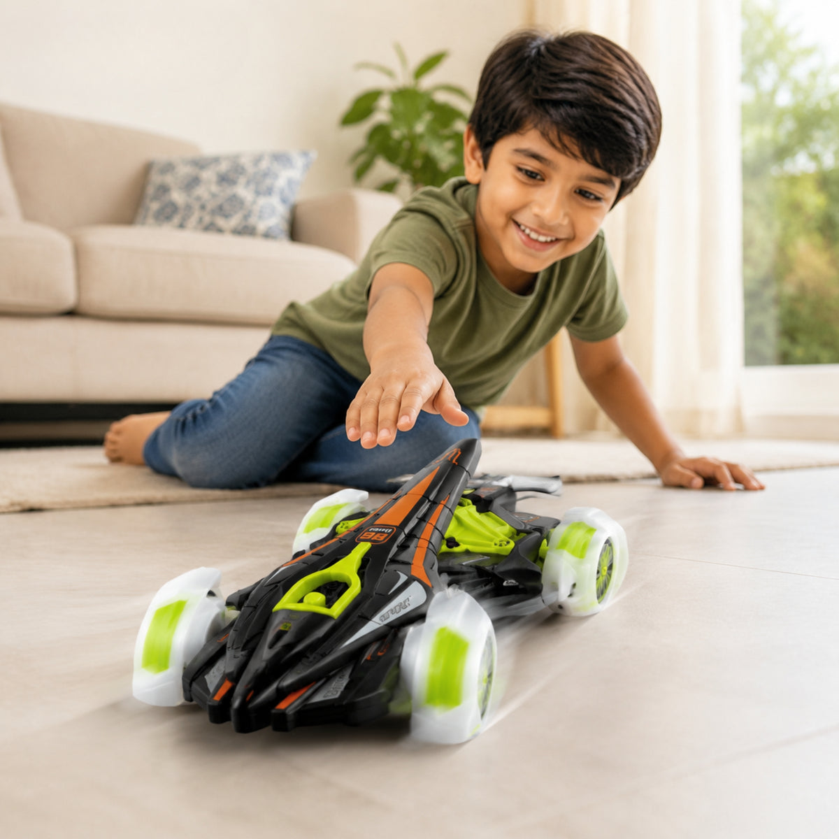 Rechargeable RC Racing Car for Kids – 1:20 Scale