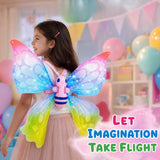 Electric Butterfly Wings with Lights, Music & Moving Wings