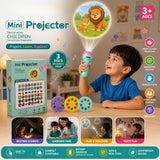 MamamyToy Mini Projector Toy for Kids – 24 Images & 3 Discs