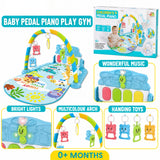 Baby Pedal Piano Play Gym with Music, Lights & Hanging Toys
